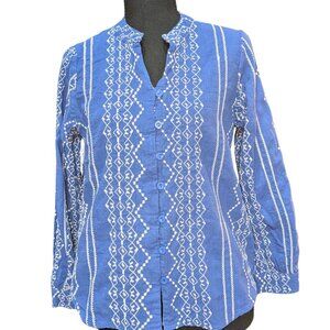 Kindred 100% Cotton Embroidered Blouse